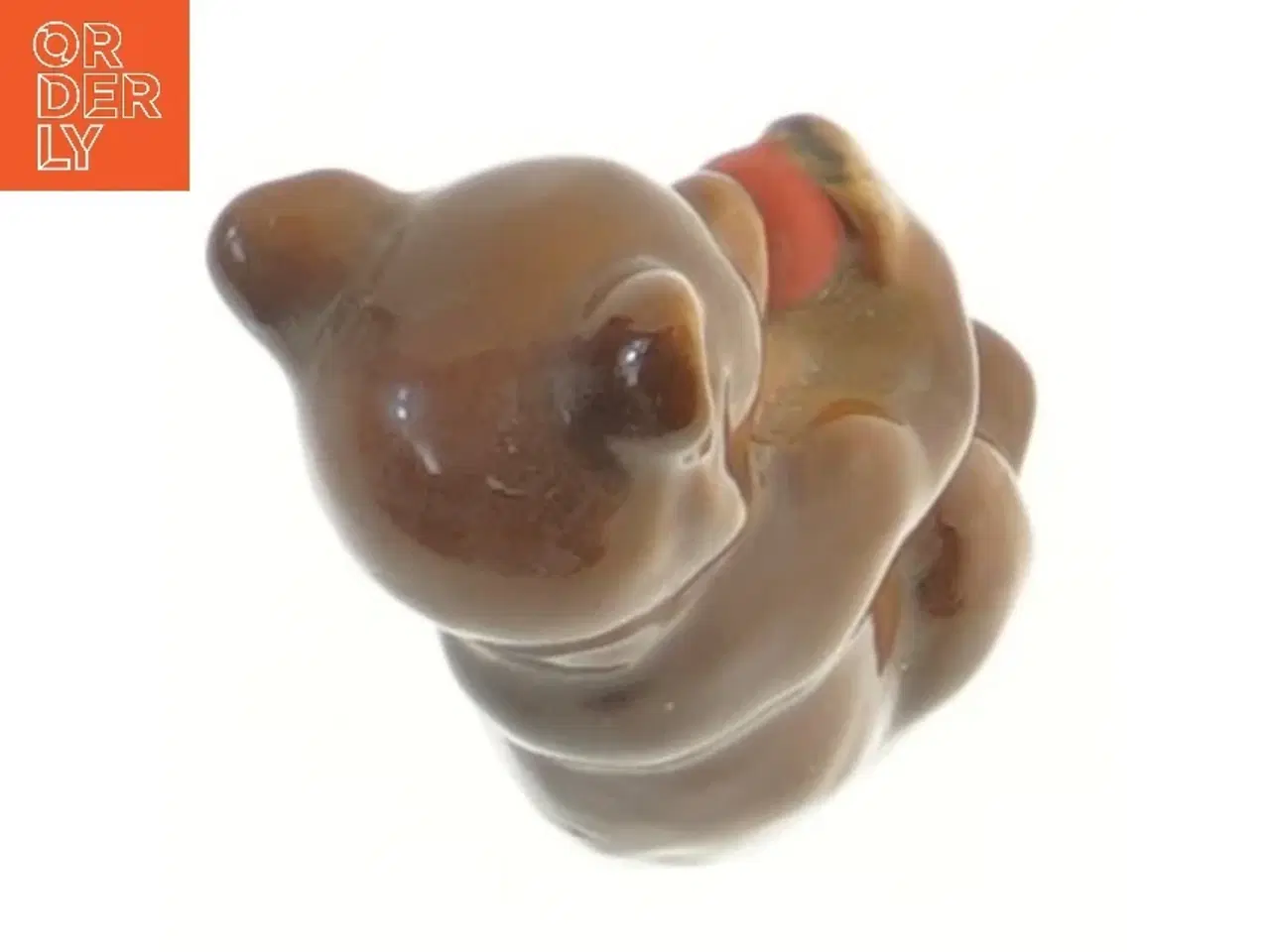 Billede 2 - Keramik bjørn figur (str. 10 cm)