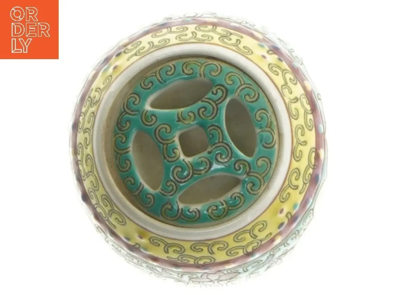 Billede 5 - Dekorativt porcelæns æg (str. 7,5 cm)