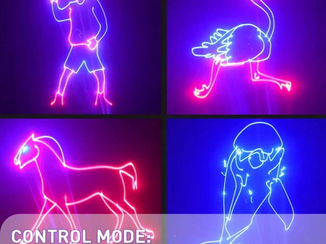 Billede 4 - 3 Watt Animations laser - App betjening