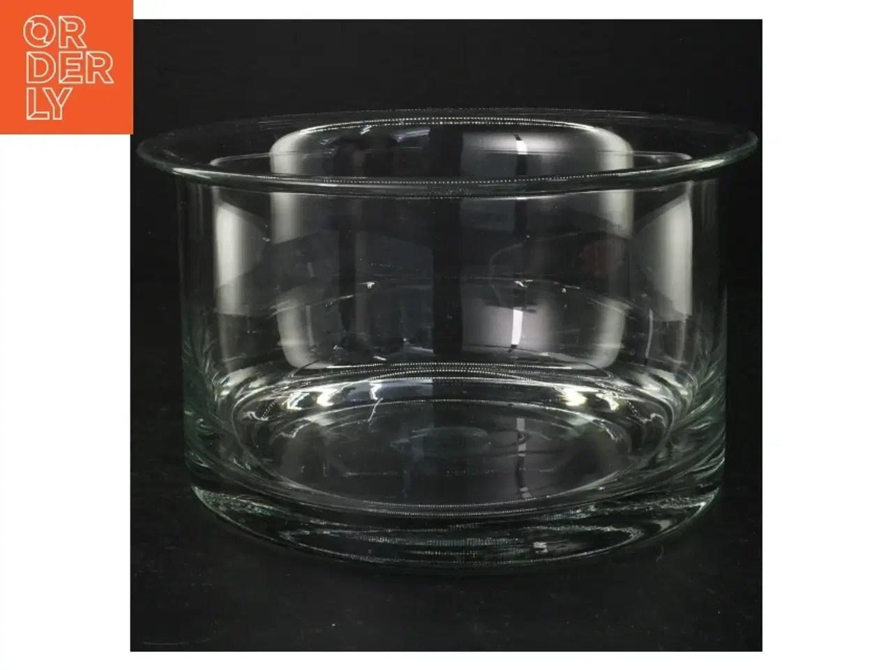 Billede 1 - Holmegaard Glas skål (str. Ø 24 cm h 14 cm)