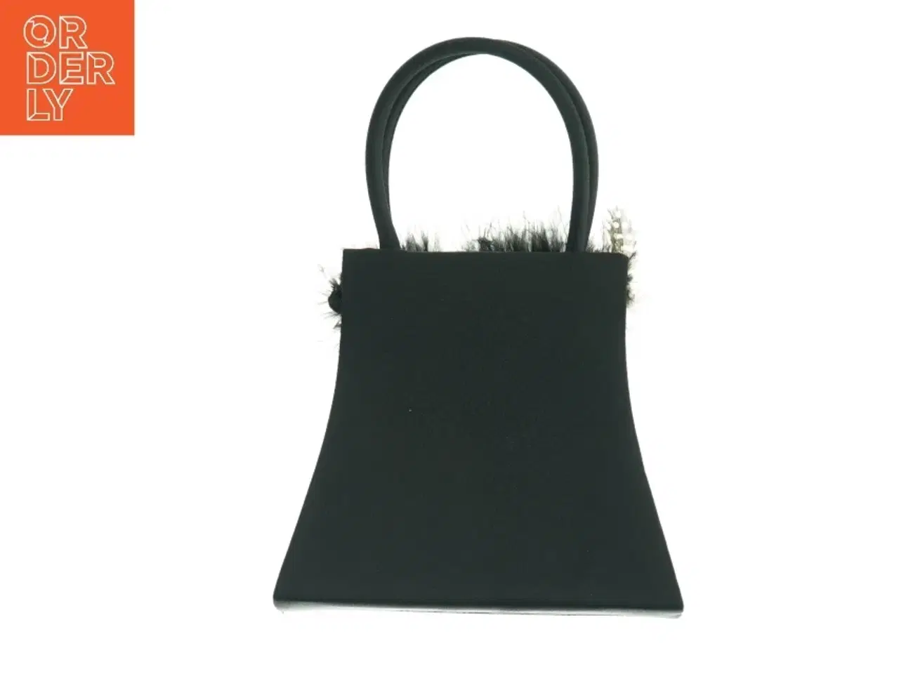 Billede 2 - Håndtaske med fjer (str. 28 x 19 cm)