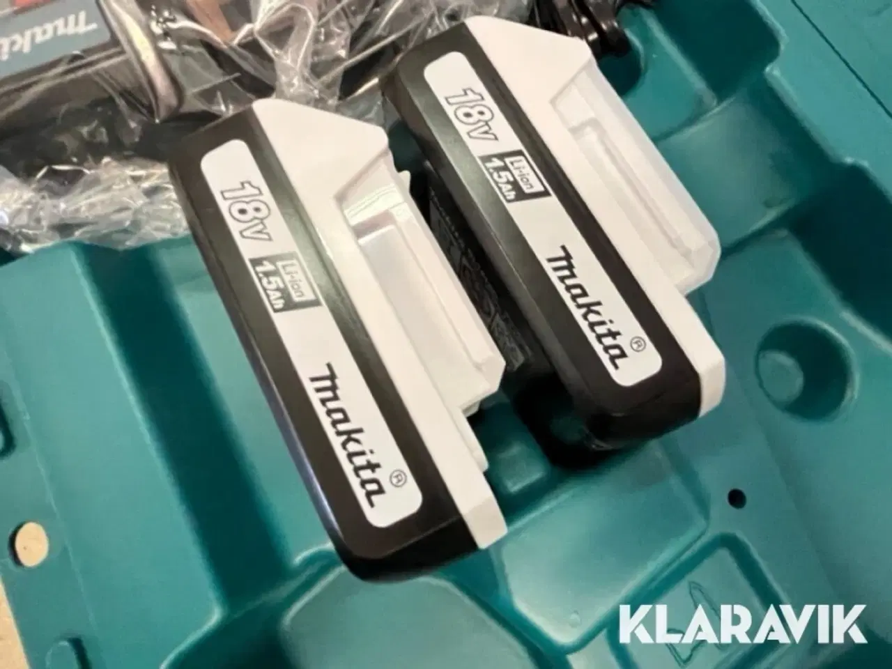 Billede 3 - Batteri/lade sæt Makita HP457DWE
