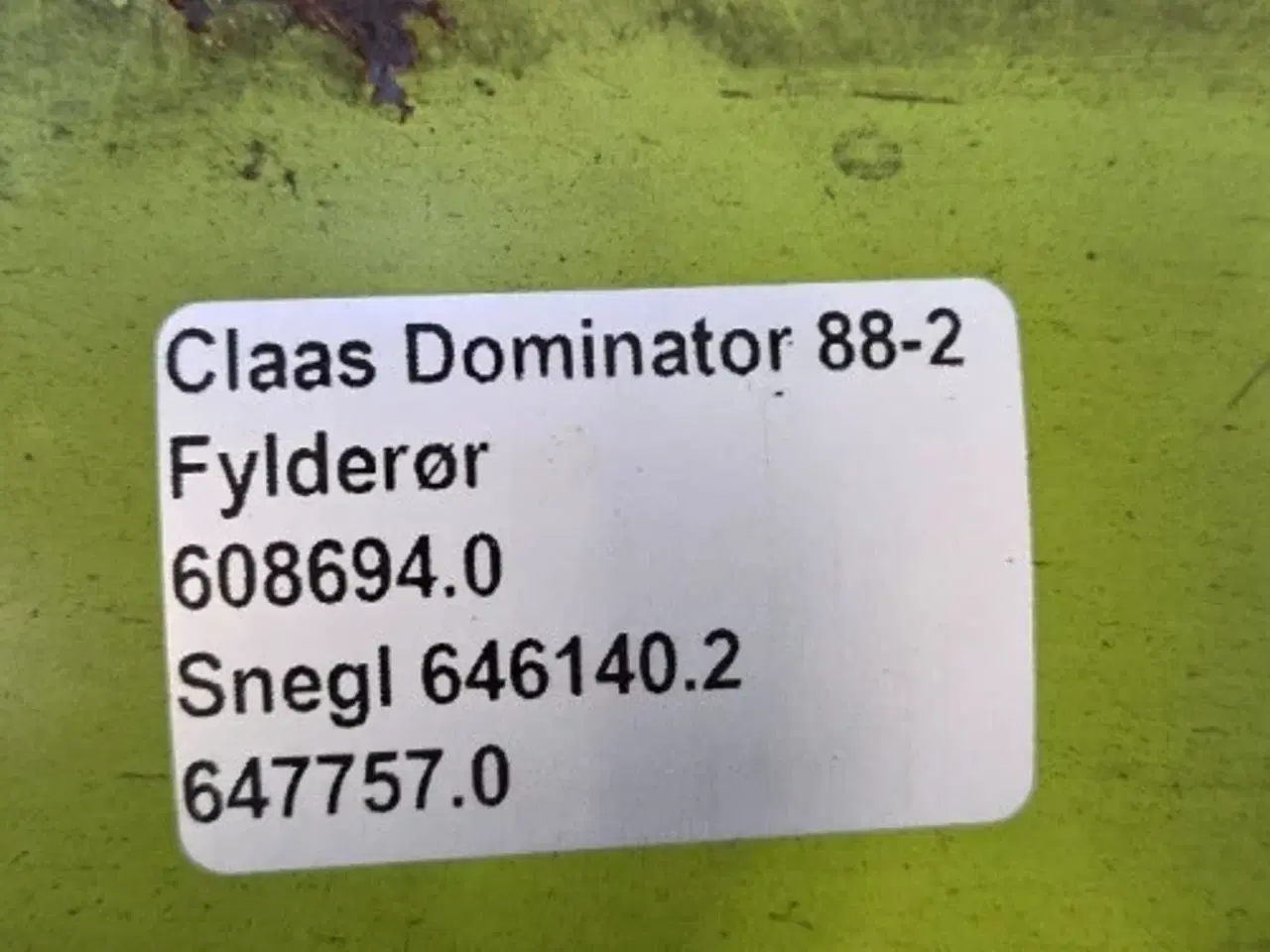 Billede 10 - Claas Dominator 88 Fylderør 608694.0