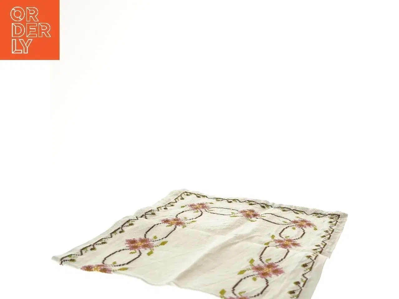 Billede 2 - broderet dug/bordløber (str. 45x95 cm)