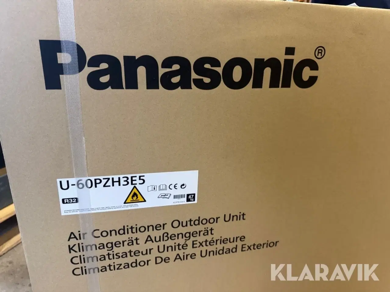Billede 4 - Luft til Luft varmepumpe Panasonic U-60PZH3E5 Ude-del
