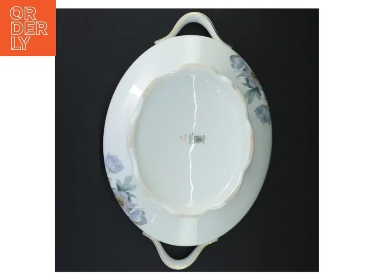Billede 6 - Porcelænsserveringsfad med låg (str. 25 x 20 cm)