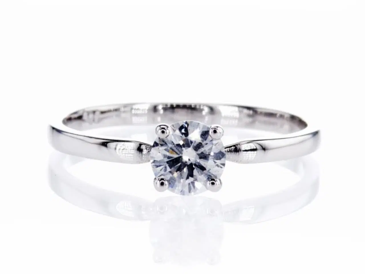 Billede 2 - Naturlig Diamantring 0.51ct