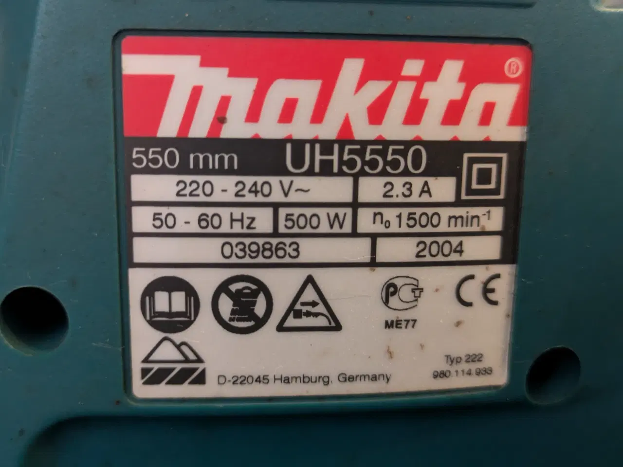 Billede 2 - Hækkeklipper Makita 230V