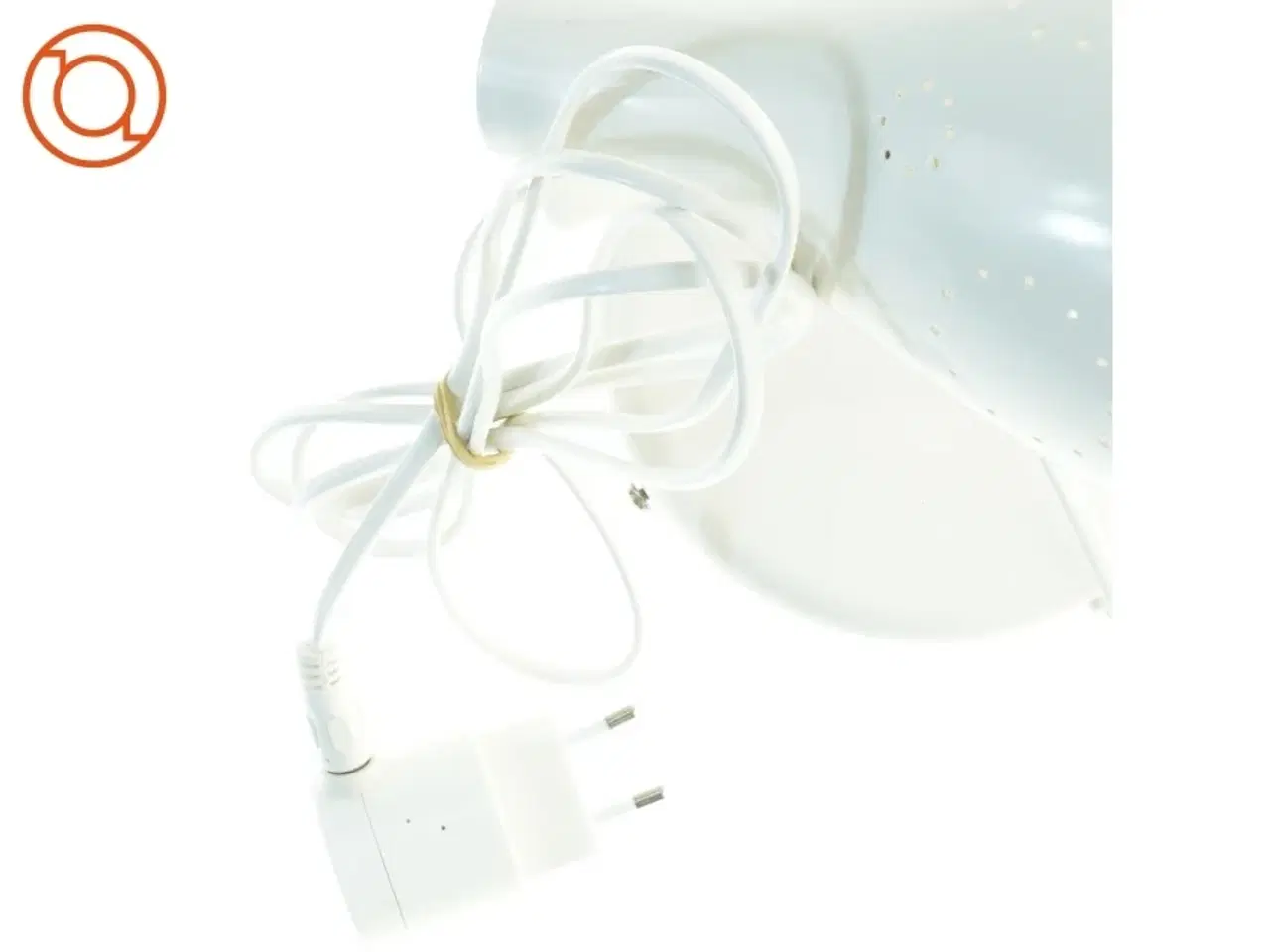 Billede 8 - Hvid bordlampe (str. 20 x 17 25 cm)