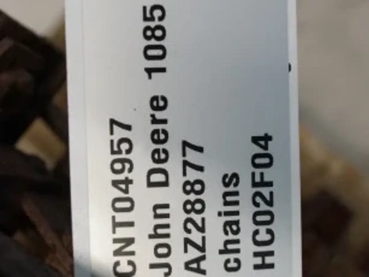 Billede 2 - John Deere 1085 Indføringskæde AZ28877