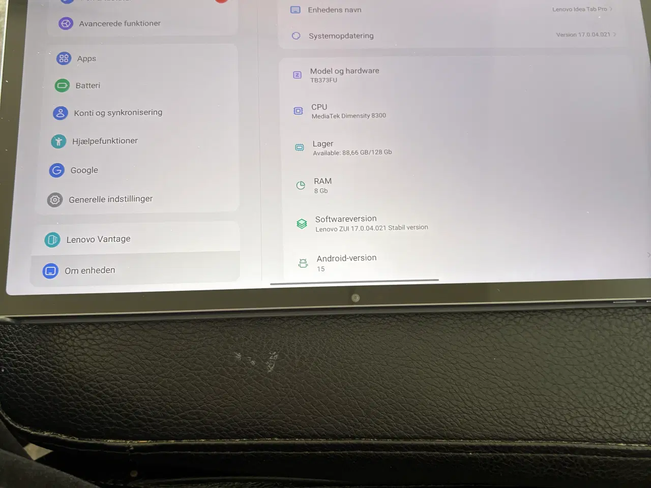 Billede 1 - Lenovo ideapad tab pro 128 gb Luna gray