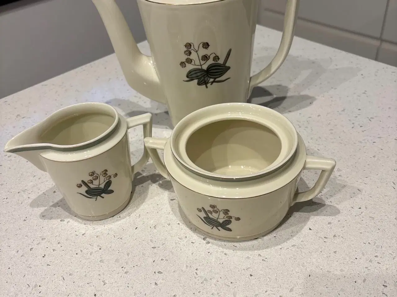 Billede 2 - Royal Copenhagen kaffestel nrk hjertegræs