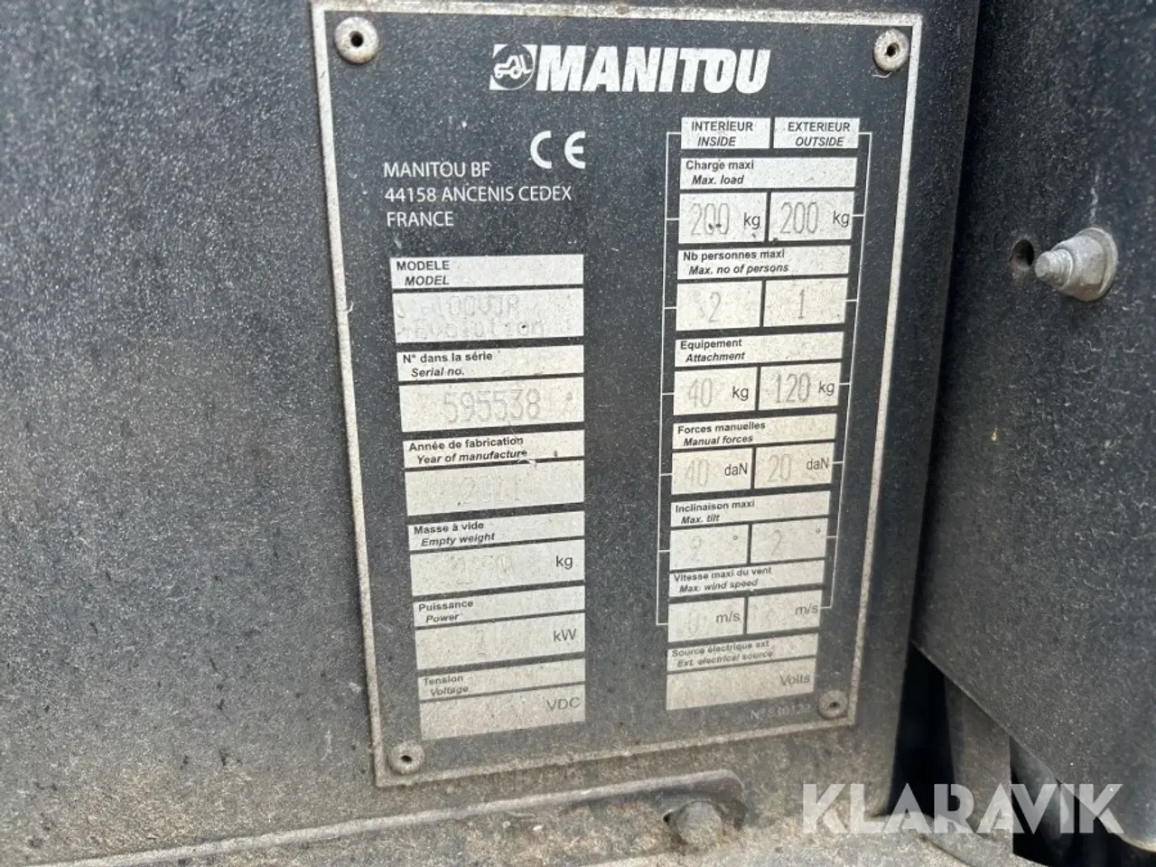 Billede 5 - Lift Manitou 100VJR evolution