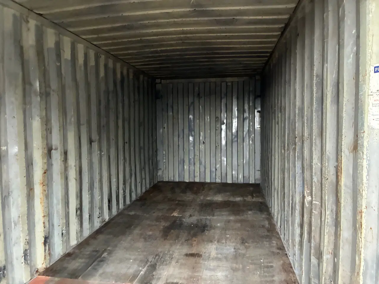 Billede 2 - 20 fods Container- ID: PONU 211260-1