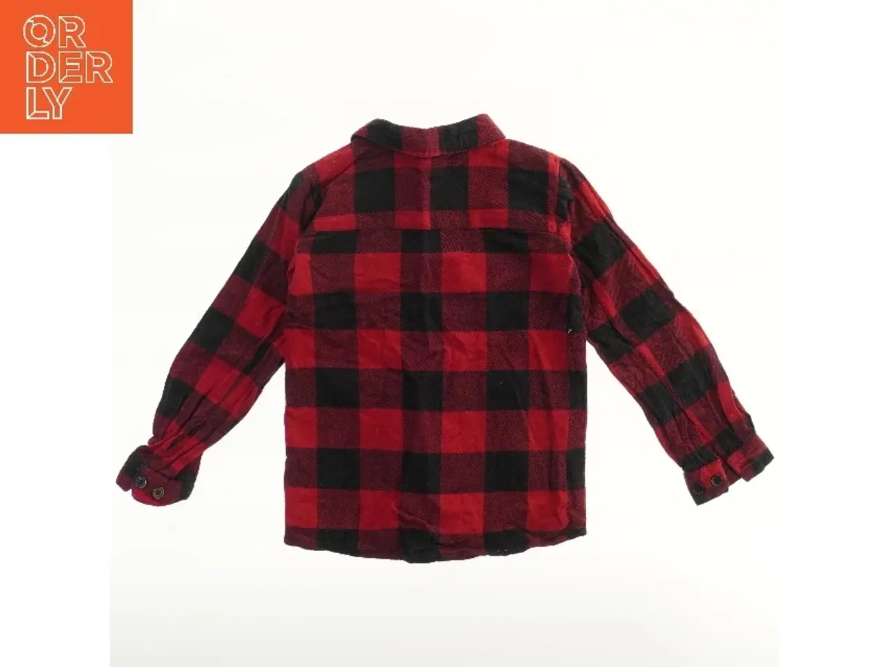 Billede 1 - Rød og sort skovmandsskjorte fra Kids Up (str. 116)