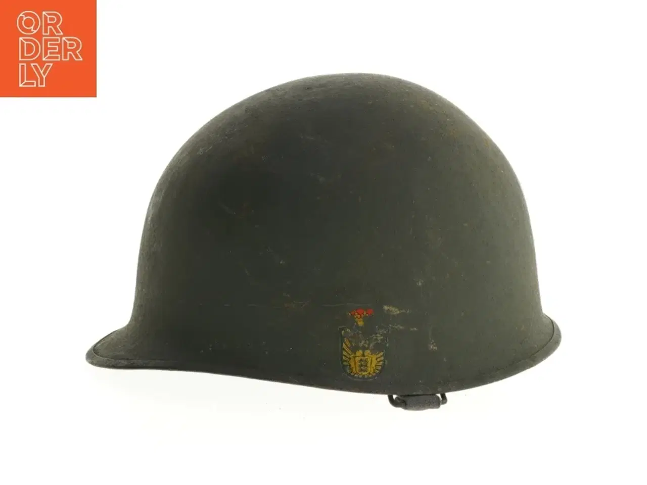 Billede 1 - Gammel militærhjelm (str. 28,5 cm)