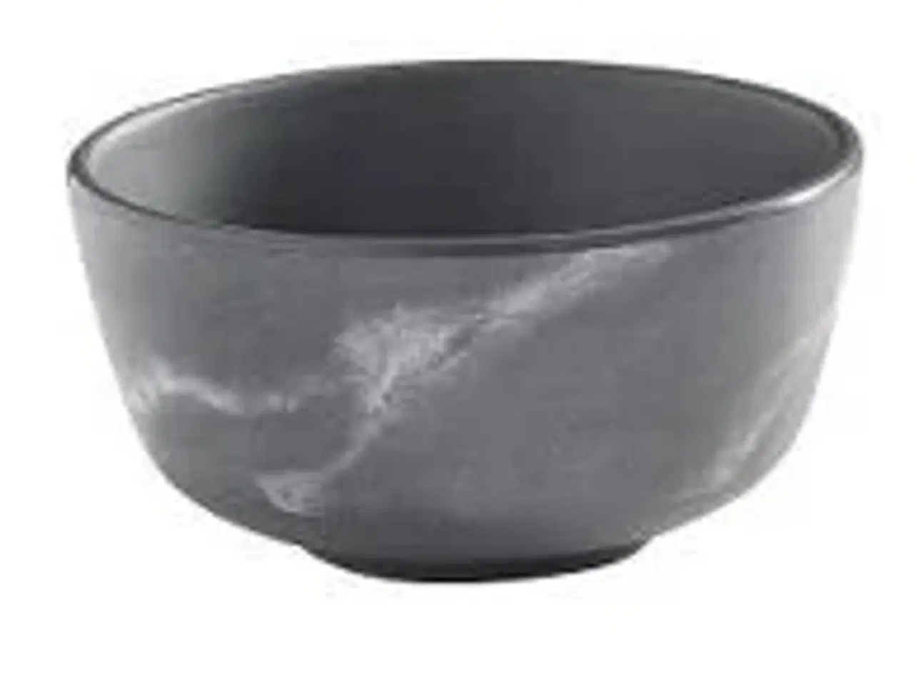 Billede 1 - 48 stk. Skål marmor grå 113 mm 30 cl Melamin
