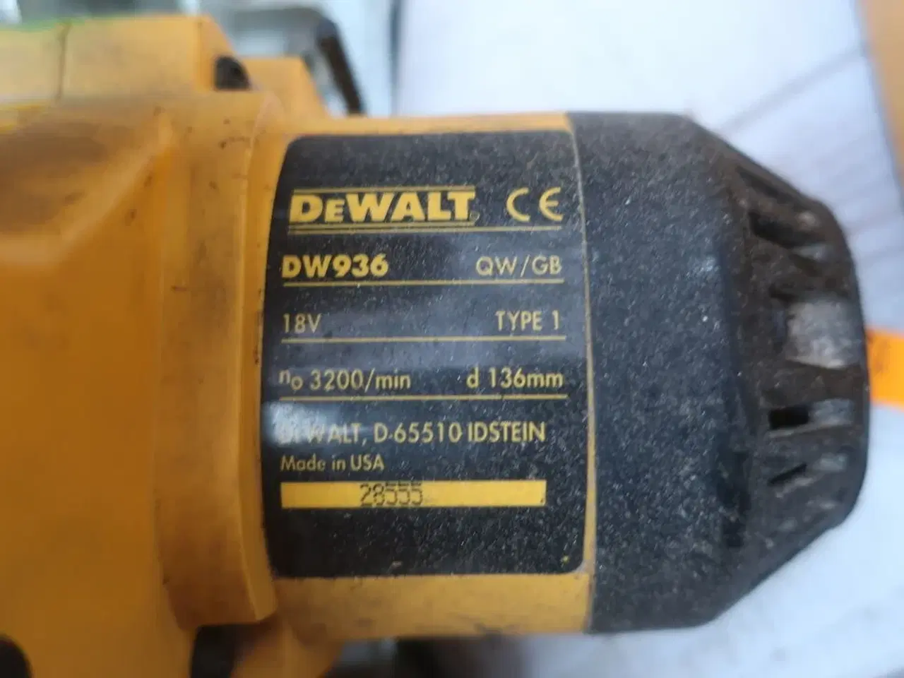 Billede 5 - Boremaskiner, vinklesliber, rundsav mv. DEWALT Model: DW904, DW980, DC988, DW936, DW919