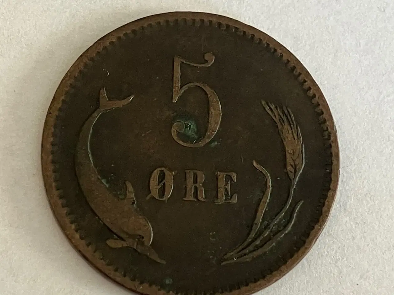 Billede 2 - 5 Øre 1874