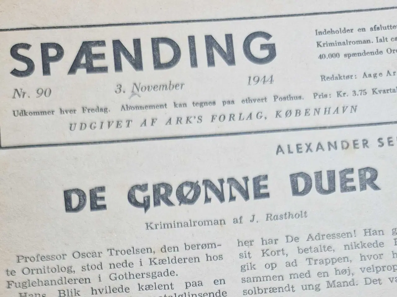 Billede 1 - Spænding "De grønne druer "