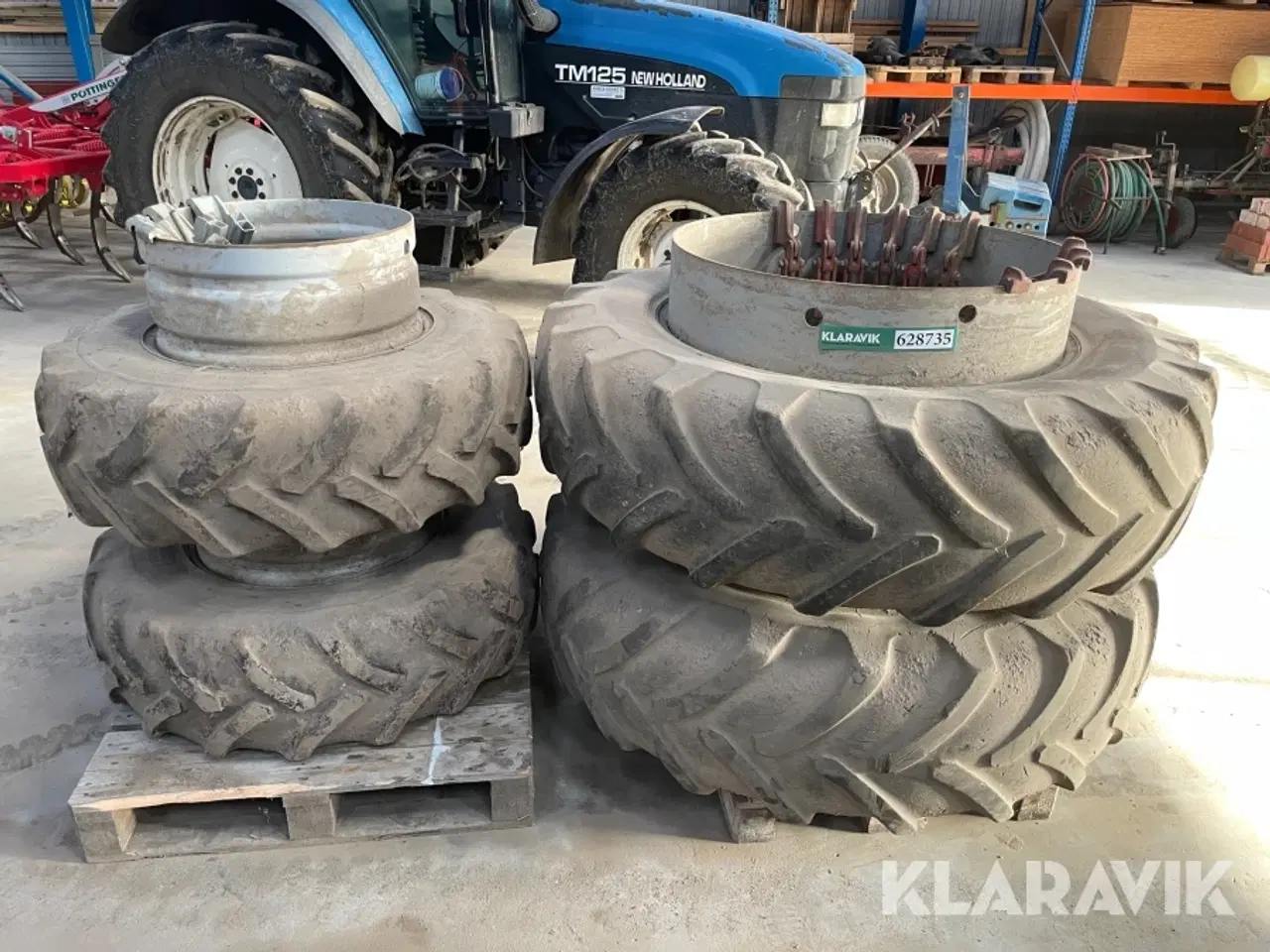 Billede 1 - Tvillingehjul Goodyear & Michelin 4 styk.