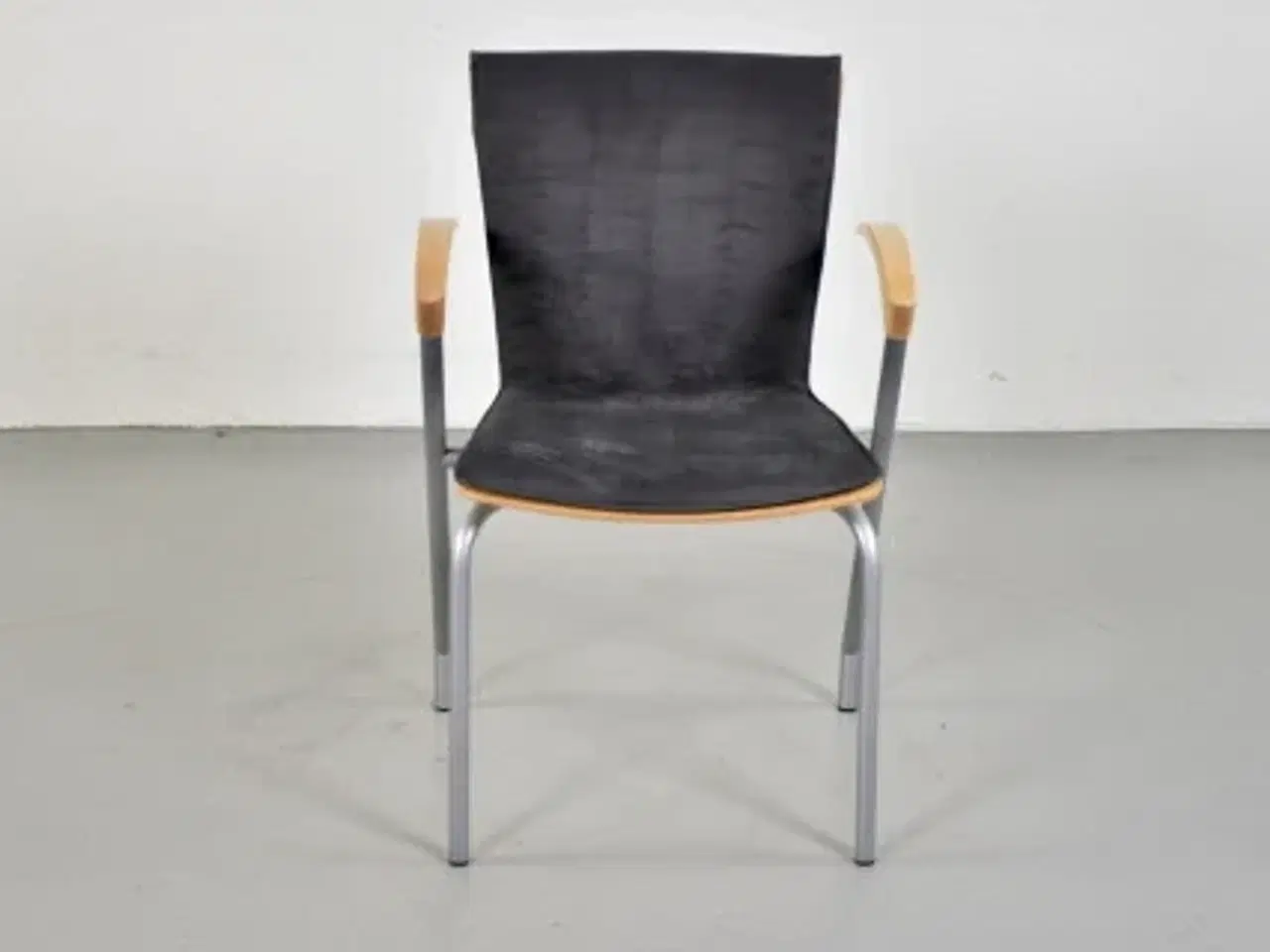 Billede 1 - Four design g2 konferencestol i grå med armlæn i bøg
