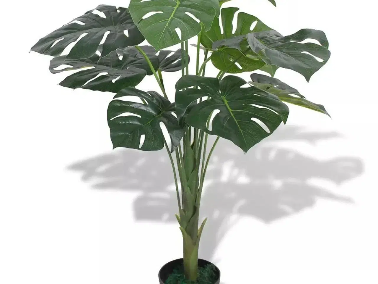 Billede 1 - Kunstig monstera-plante med urtepotte 70 cm grøn
