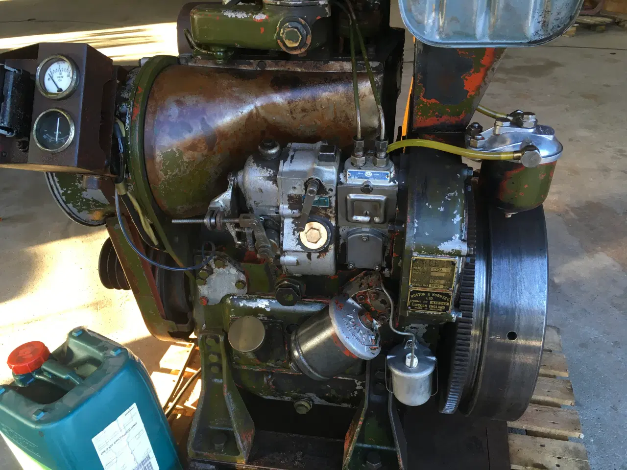 Billede 8 - Stationær Ruston Hornsby motor