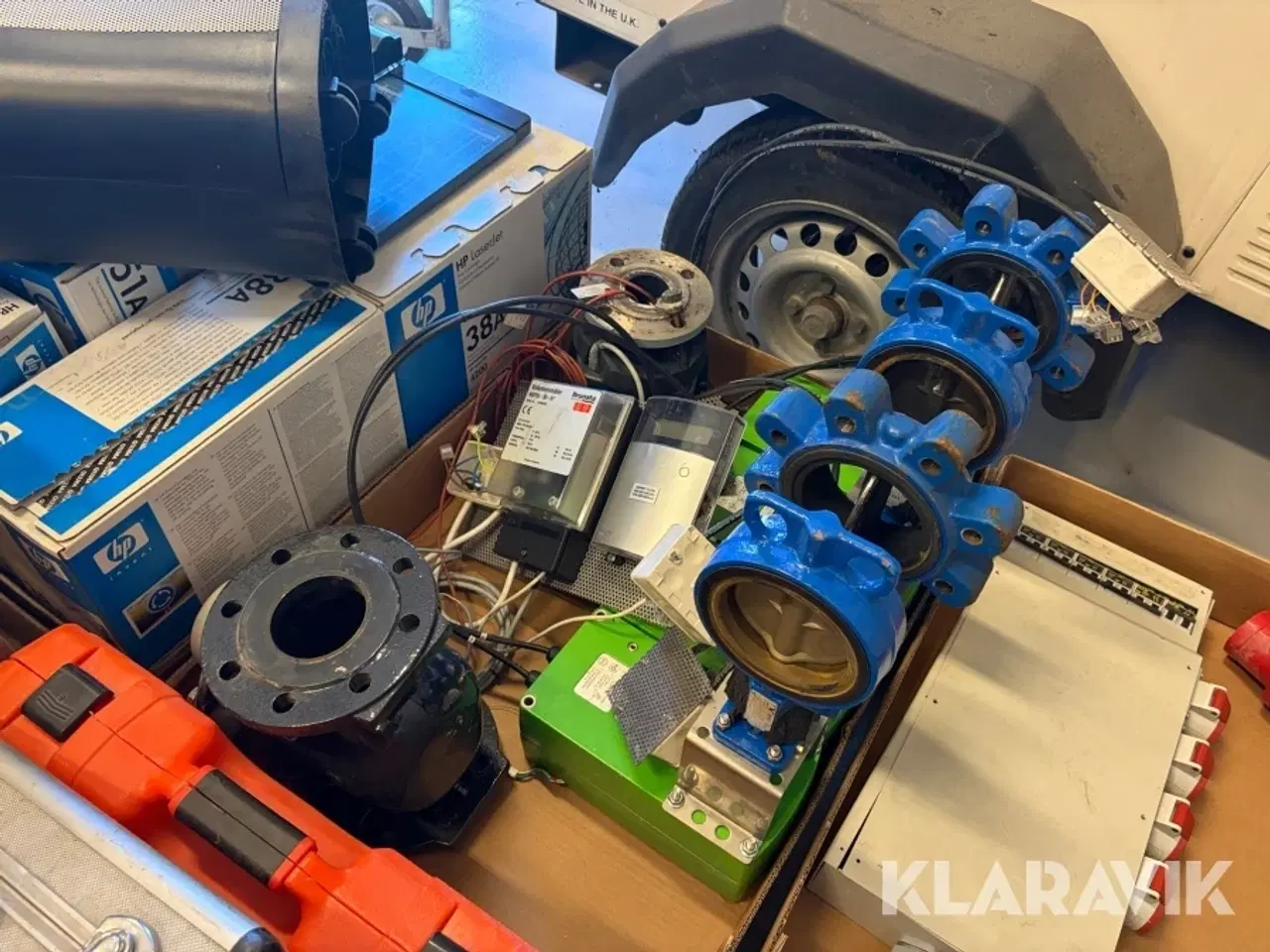 Billede 1 - Lot butterflyventiler med Schischek InMax aktuatorer, Brunata målere og styringskomponenter