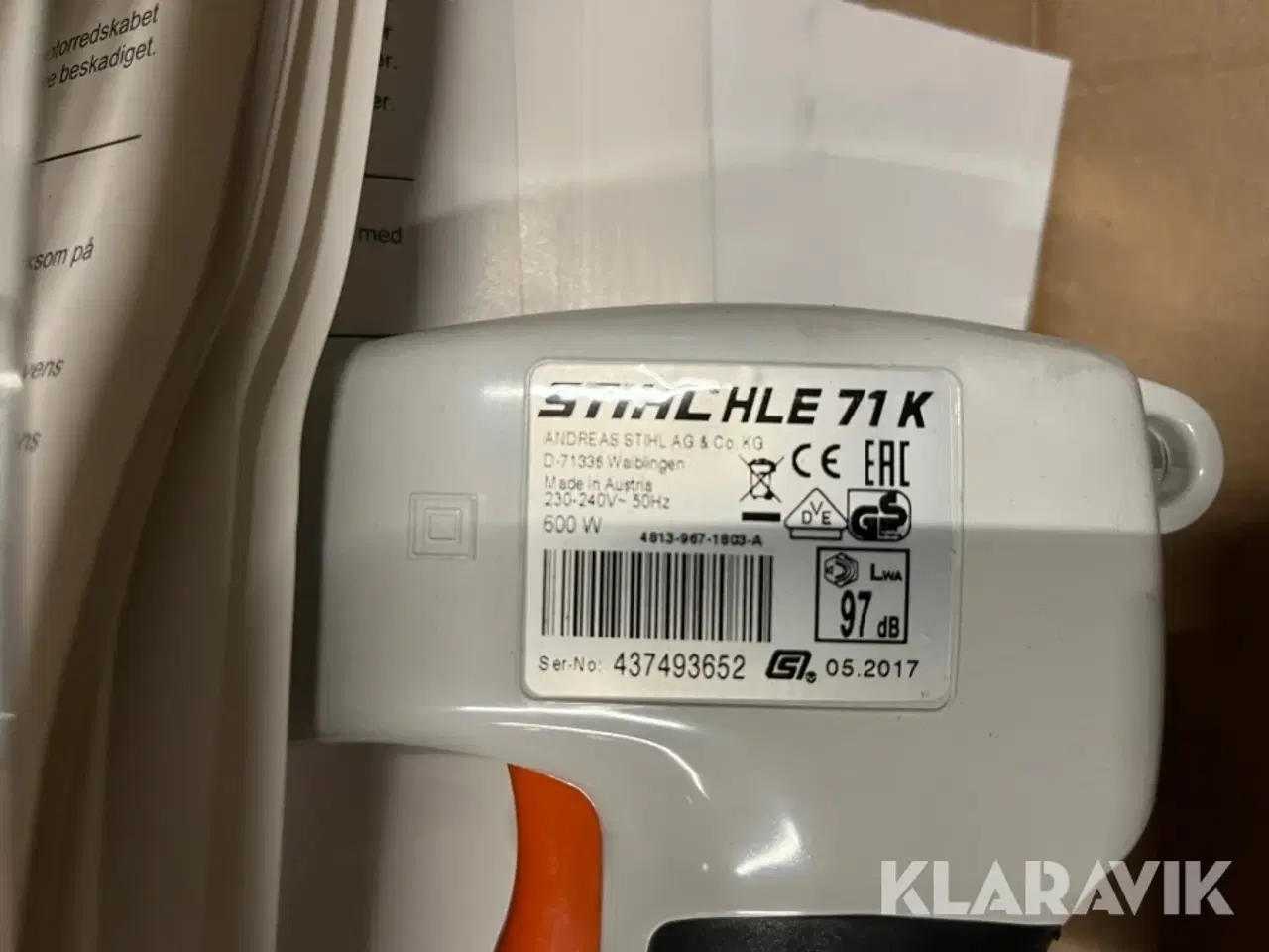 Billede 5 - Tilbehør Stihl HLE71K
