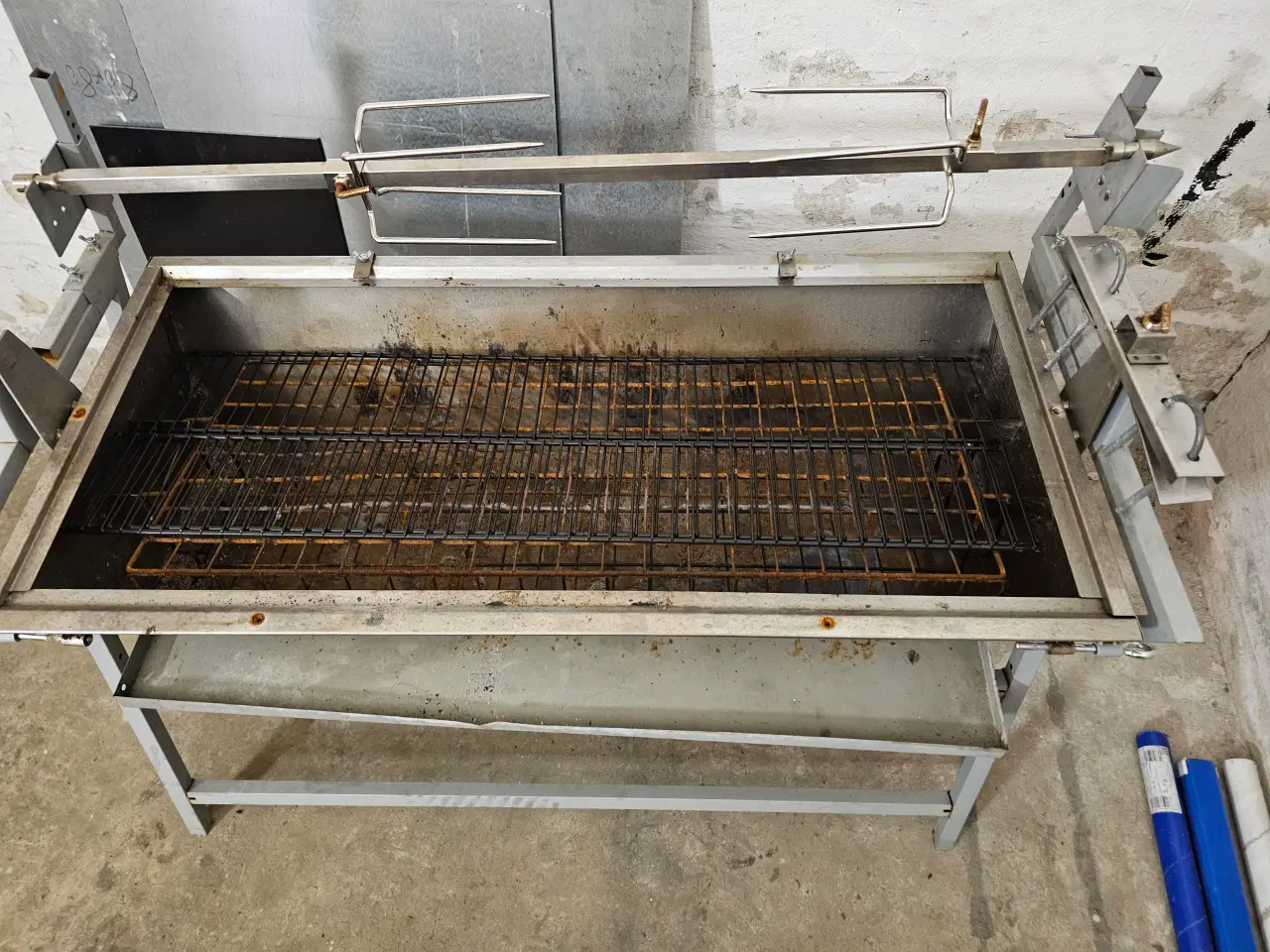 Billede 3 - grill med rotisserie rustfri stål