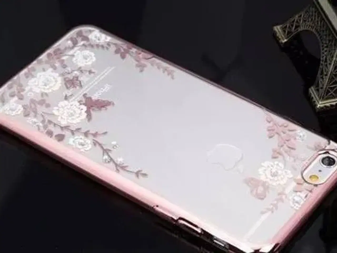 Billede 3 - Rosaguld silikone cover med similisten til iPhone 