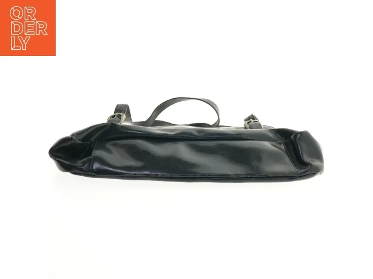 Billede 4 - Sort skuldertaske (str. 38 x 18 x 9 cm)