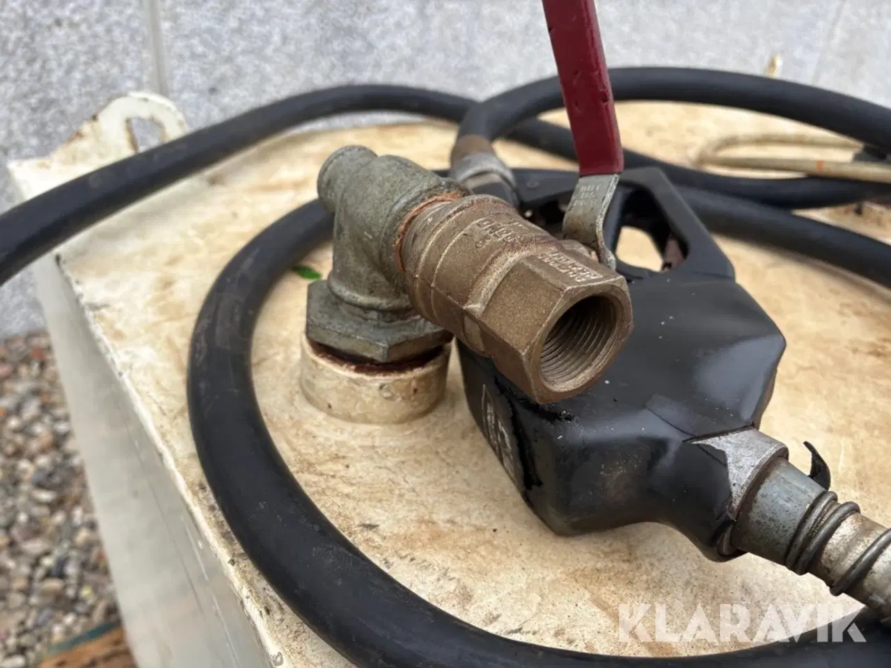 Billede 10 - Tank med dobbeltpumpe Thyholm Olieservice 450L