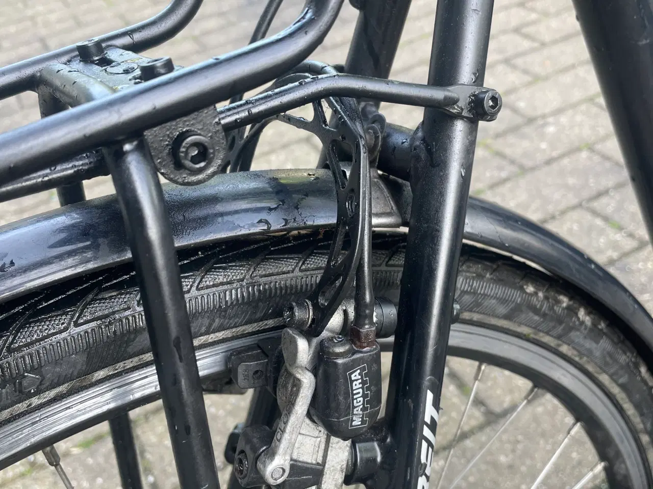 Billede 4 - herrecykel. Gudereit  28,tommer ,  27 gear. 