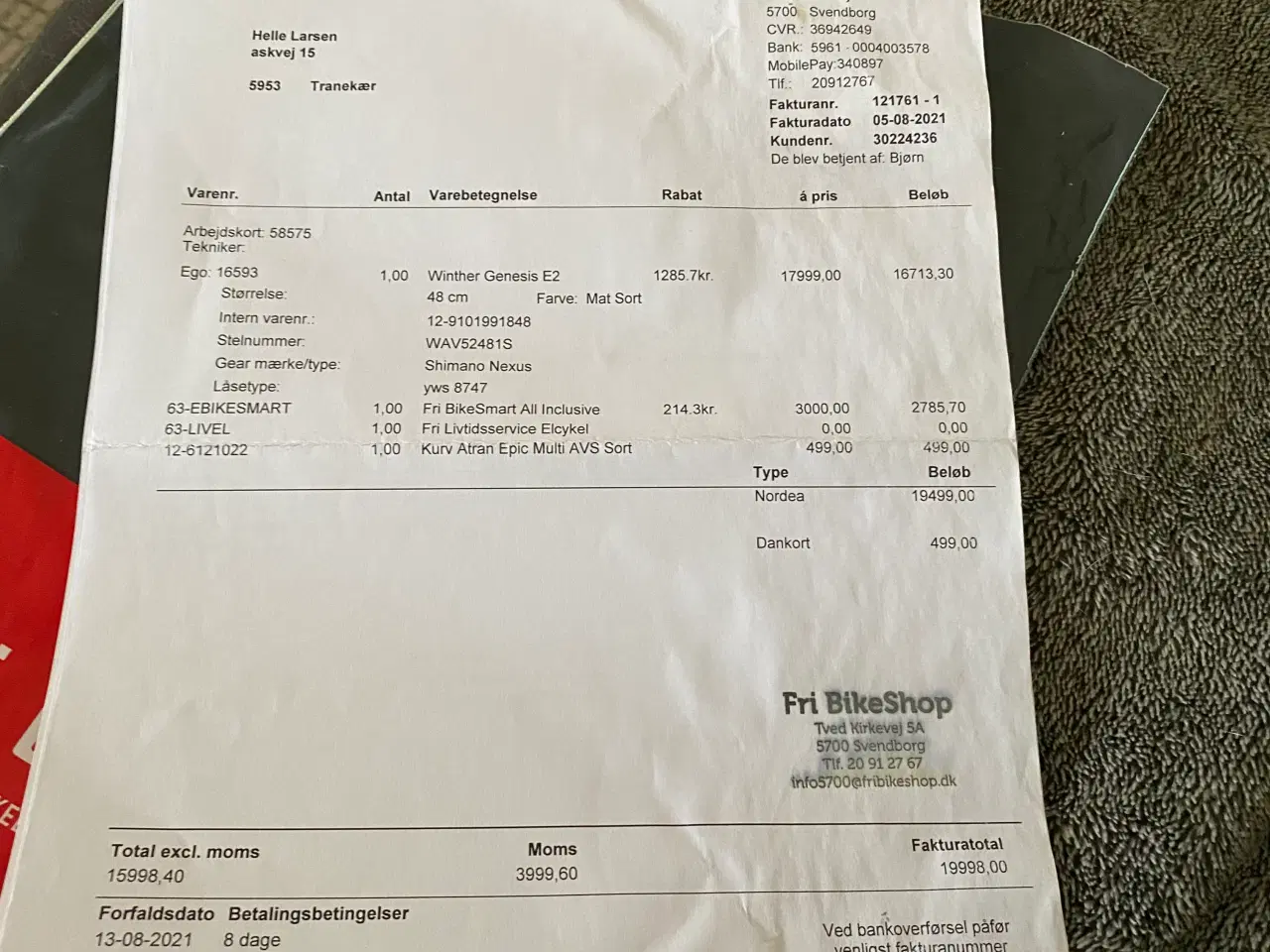 Billede 7 - Winther Genesis m batteri 10,4 ah