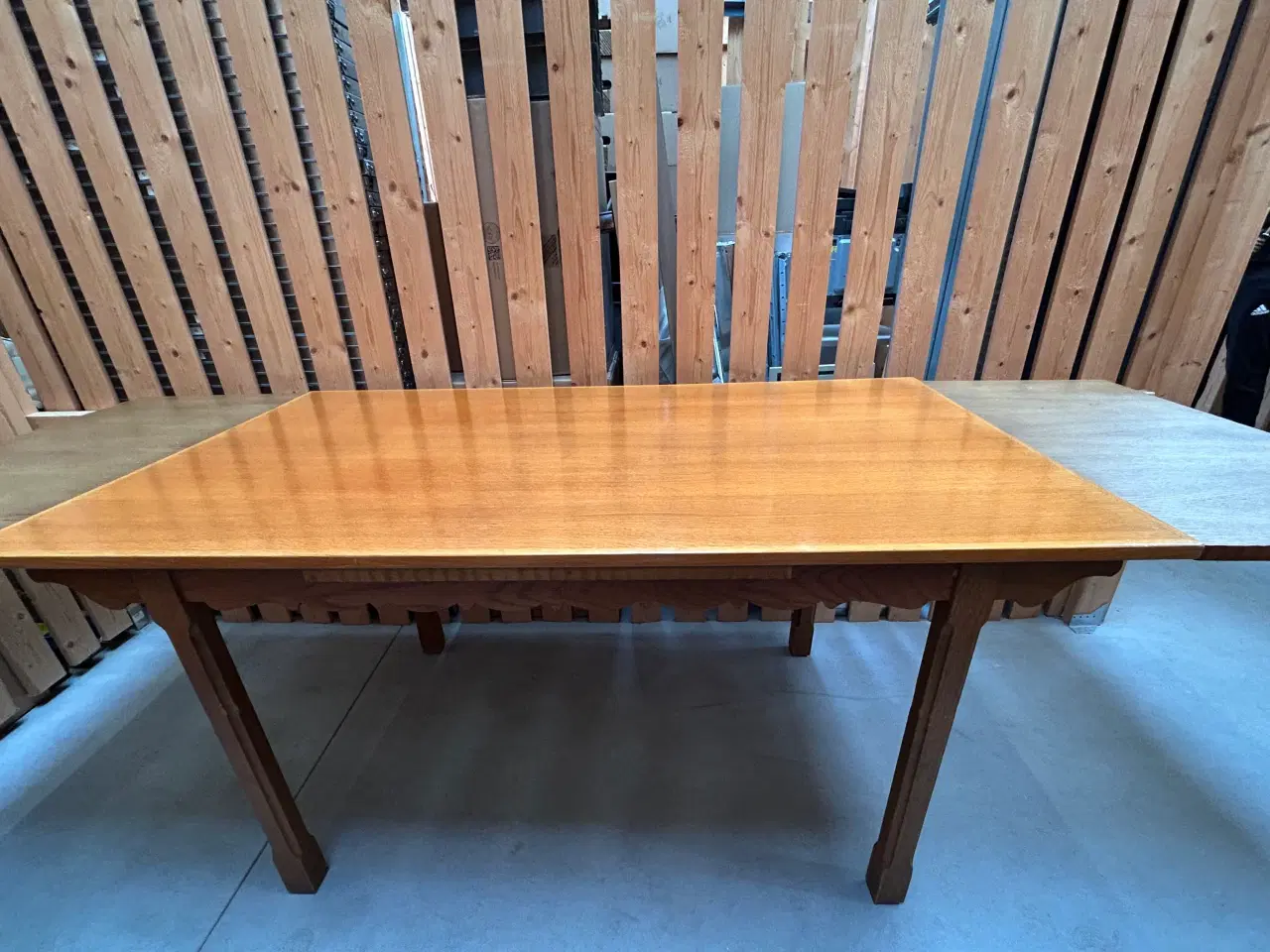Billede 4 - Spisebord i teak med egestel