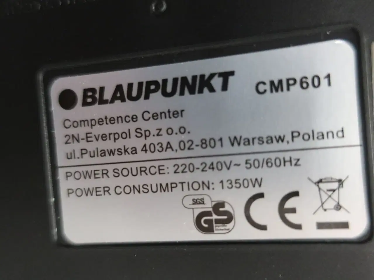 Billede 2 - Kaffemaskine BLAUPUNKT CMP601