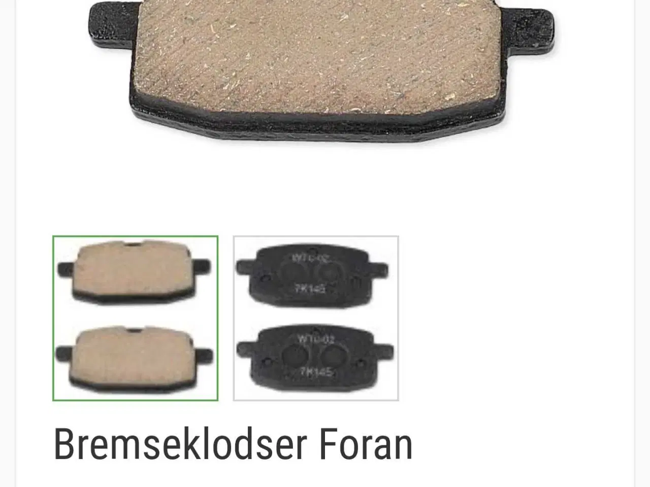 Billede 3 - PGO Hot 50/Big Max. Nye Originale Bremseklodser