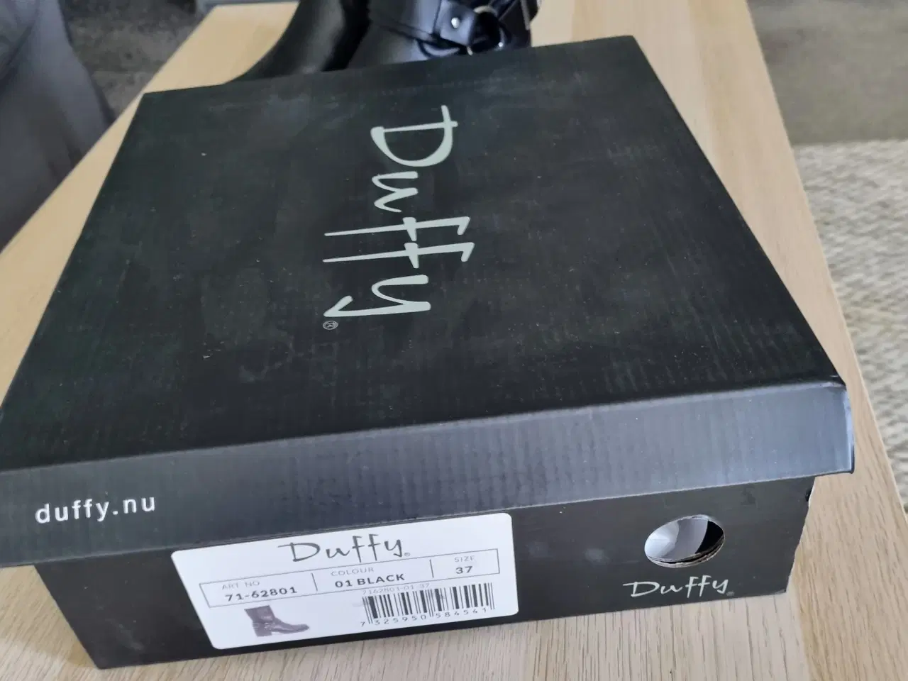 Billede 4 - Duffy 71-62801 Bikerstøvle sort læder str 37