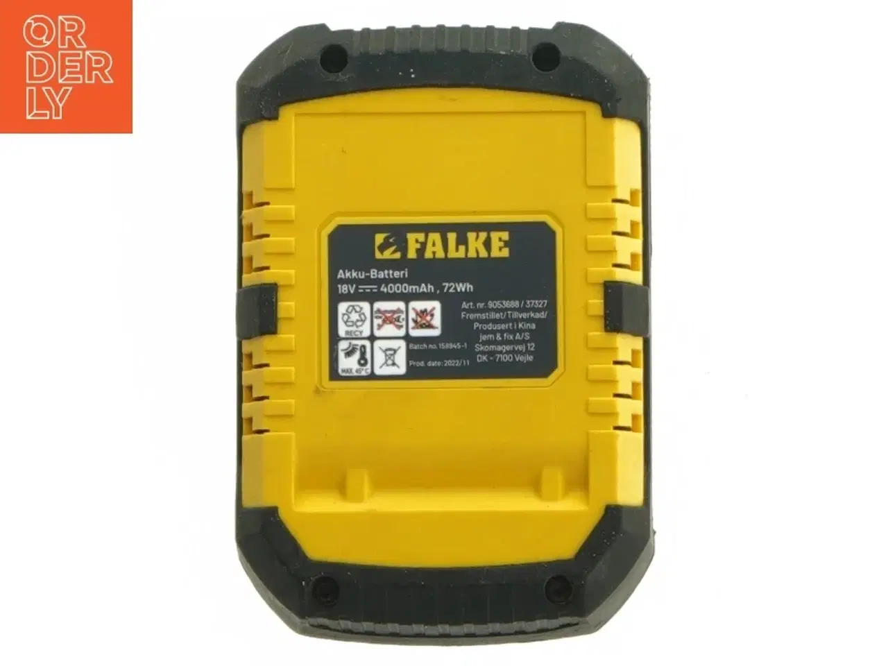 Billede 6 - Falke 18V 4.0Ah batteri fra Falke (str. 12x8 cm)