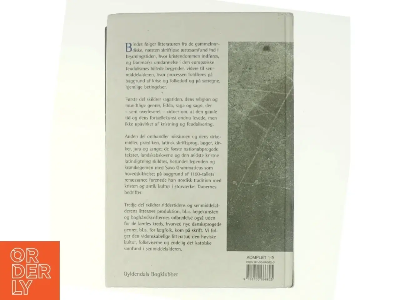 Billede 3 - Dansk litteraturhistorie - Fra Runer til Ridderdigtning