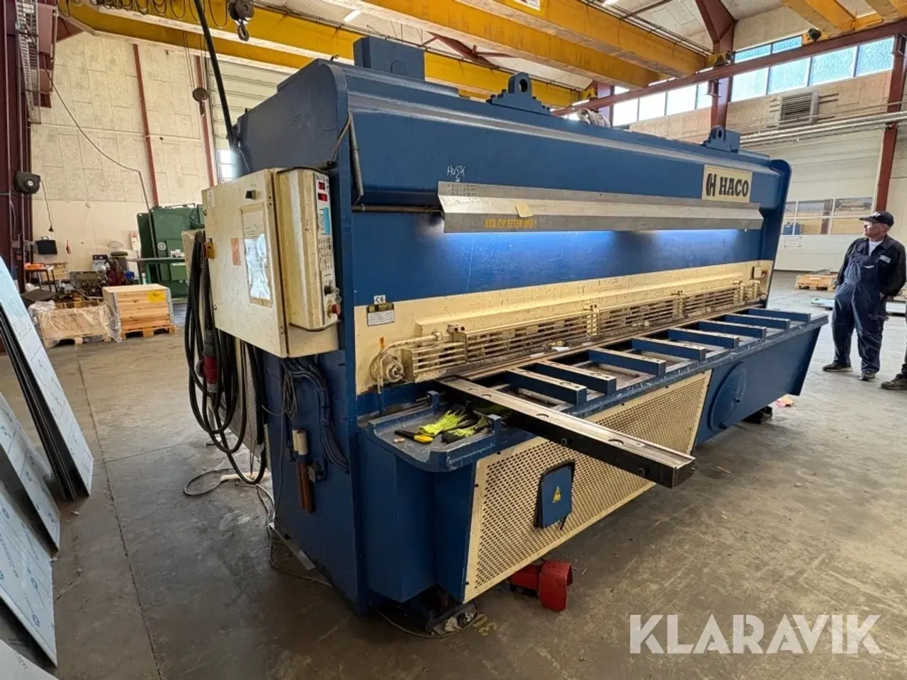 Billede 2 - Pladesaks HACO HSLX3013 inkl nye knive