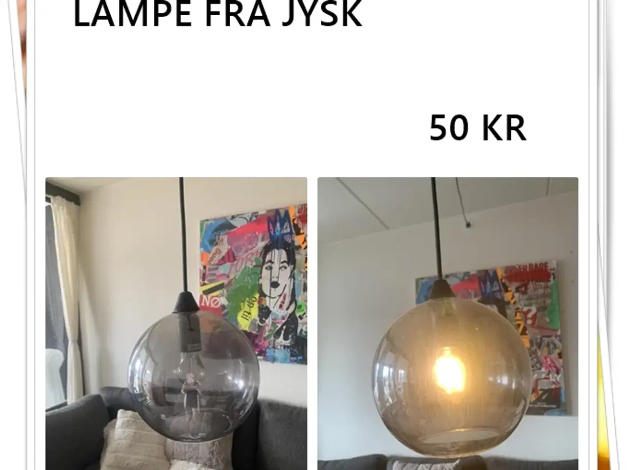 Billede 1 - lampe