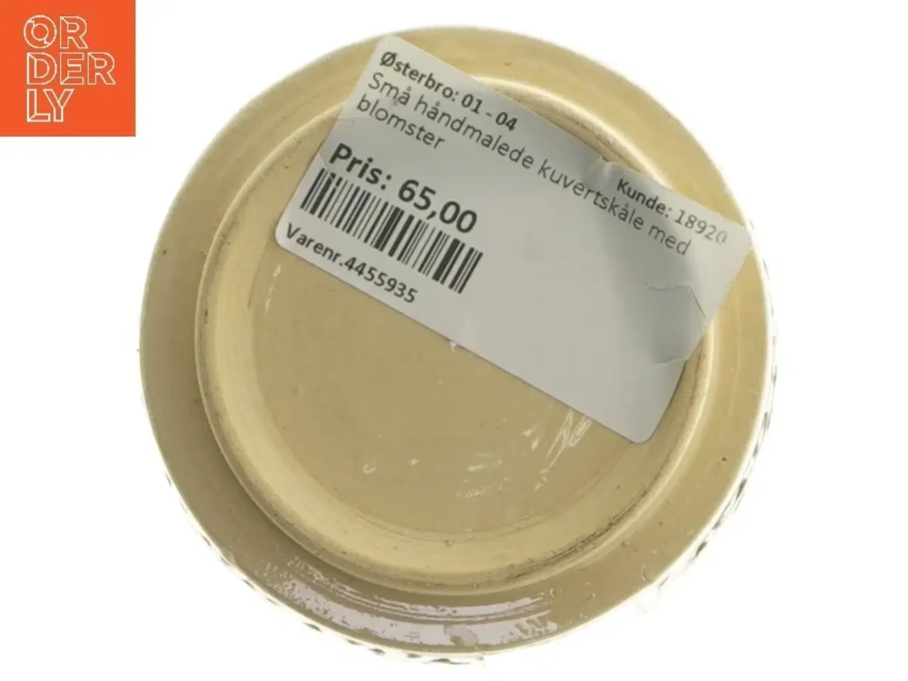 Billede 5 - Kuvert skåle, håndmalede (str. 8 cm)