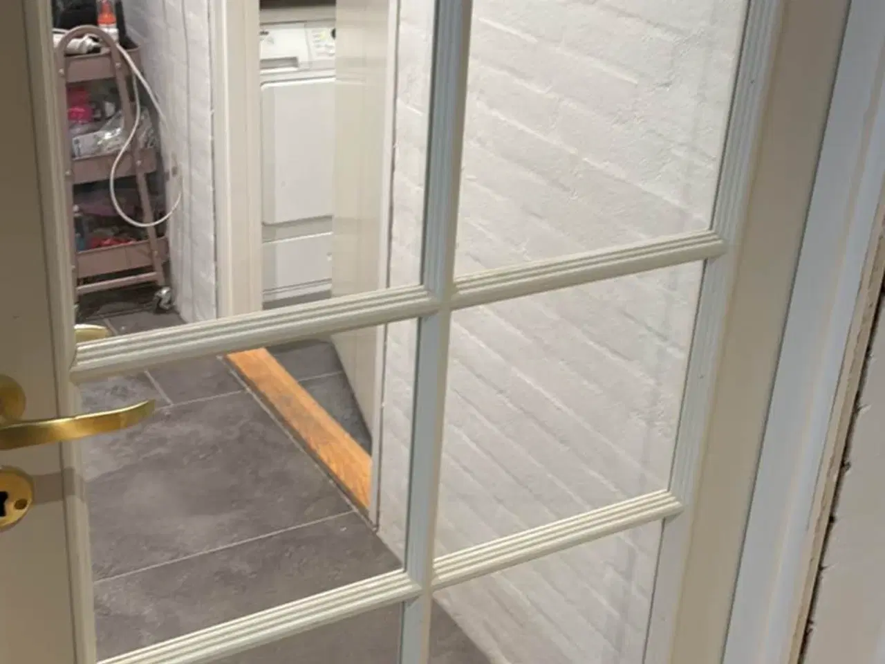 Billede 2 - Dør med sprossede vinduer 12 ruder