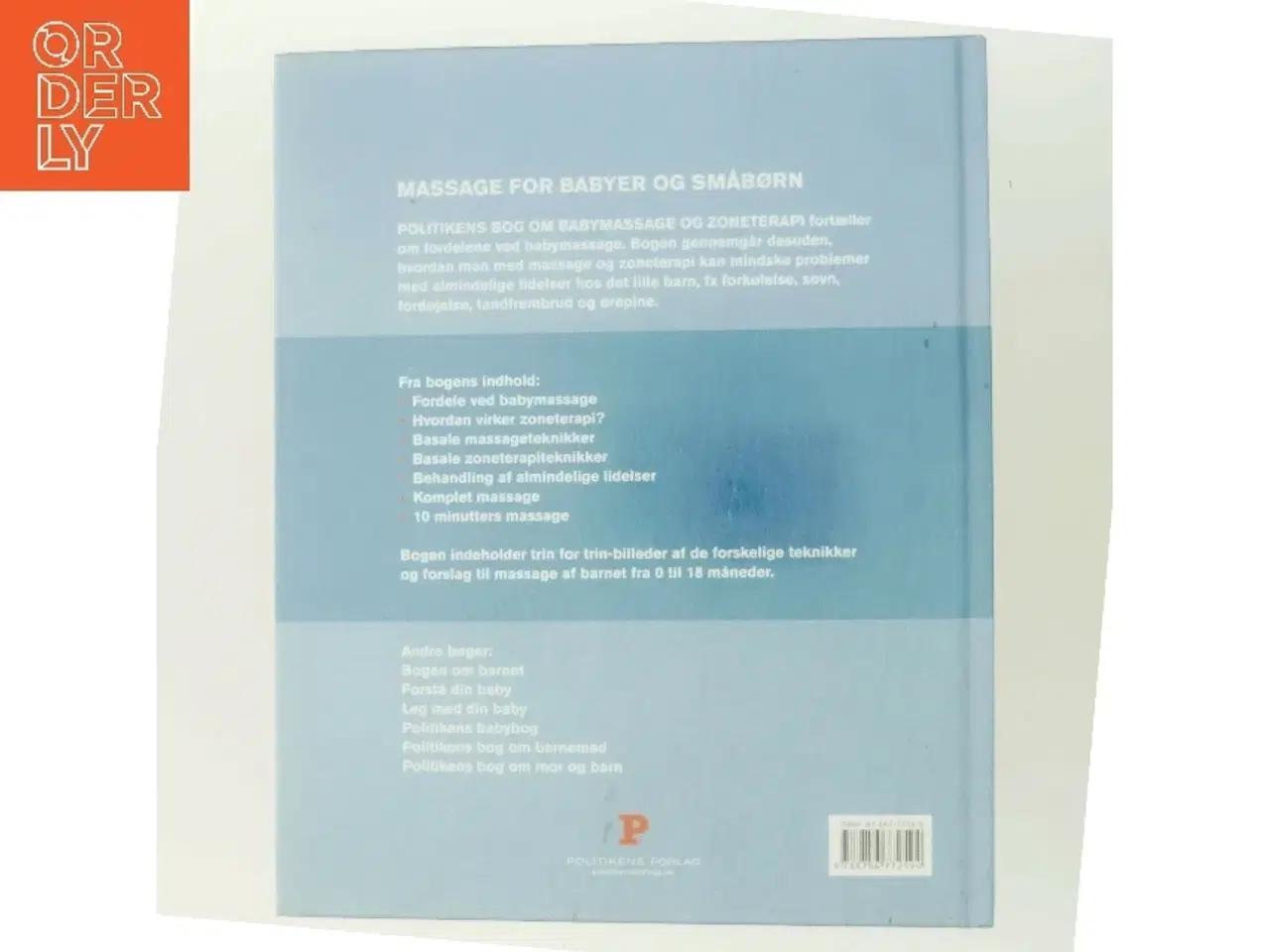 Billede 3 - Politikens bog om babymassage og zoneterapi af Wendy Kavanagh (Bog)