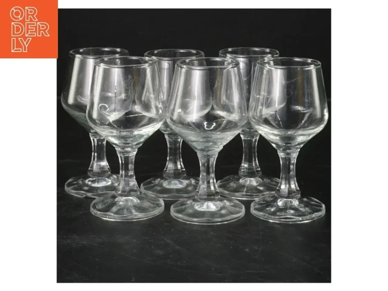 Billede 1 - Sæt med 6 små glas (str. 10 cm. 6 styk)