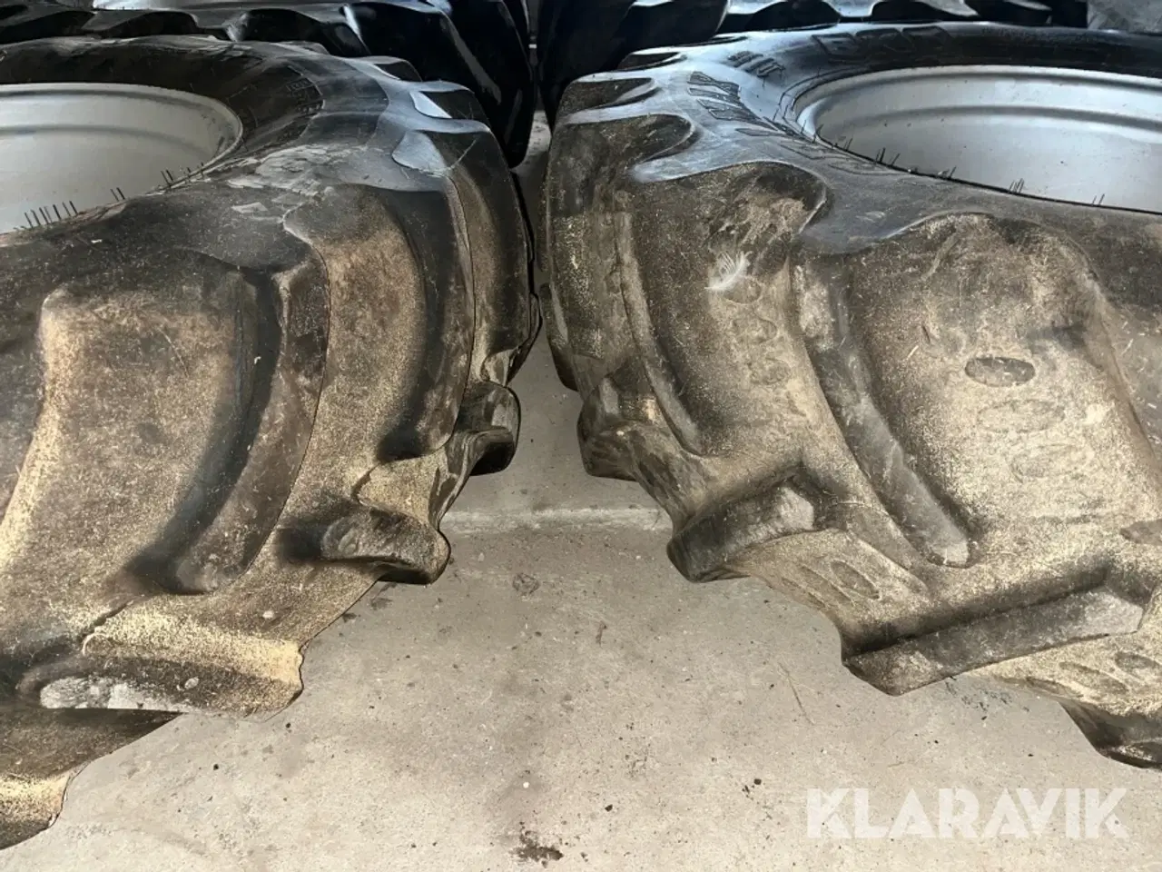 Billede 9 - Landsbrugshjul med fælge BKT og Firestone 380/85R24 - 4 styk