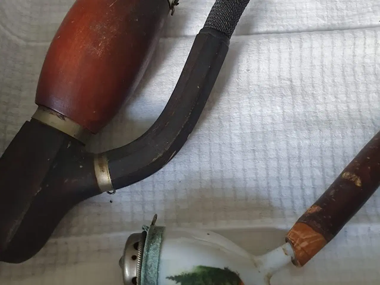Billede 4 - Antikke langpiber, 2 stk. 